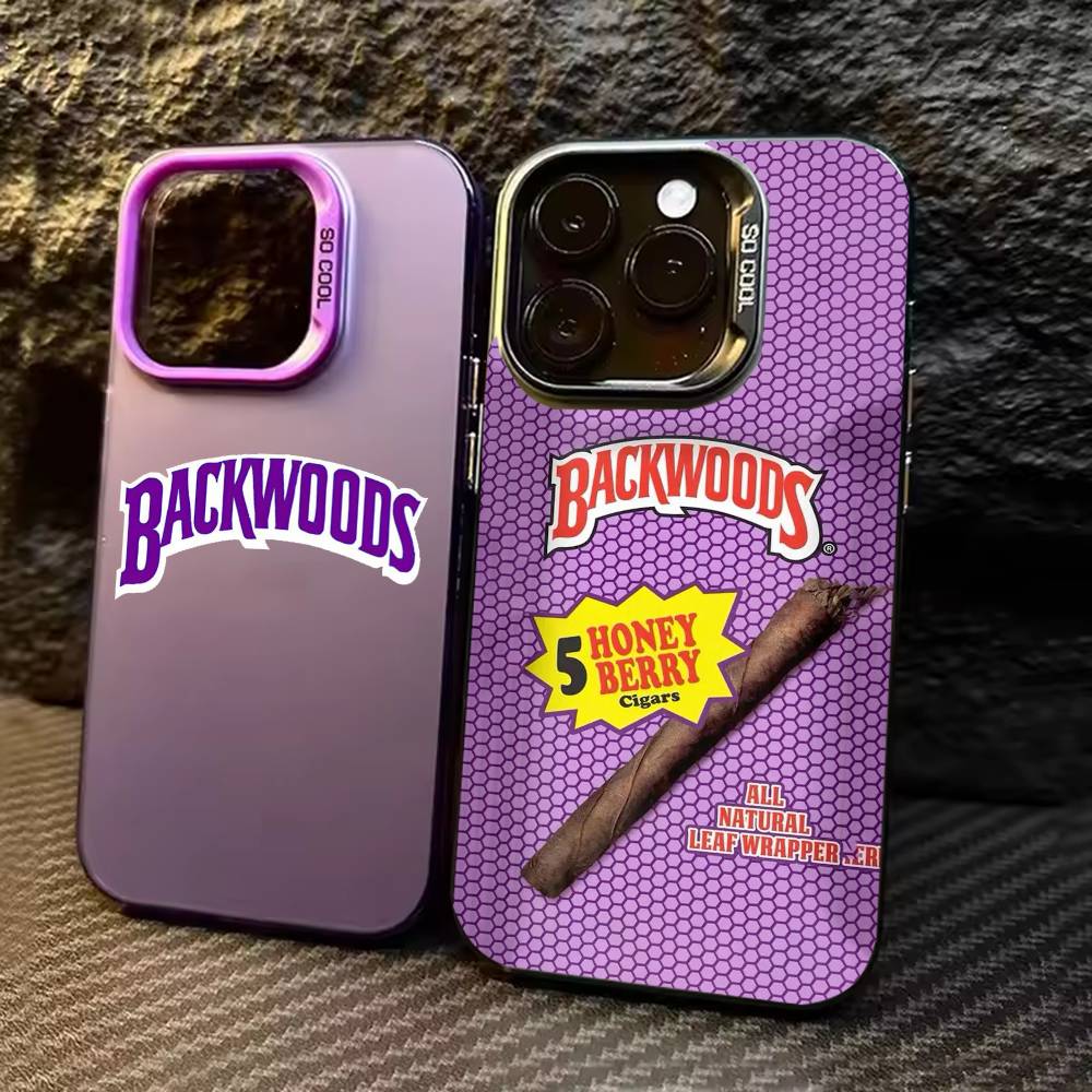 Чехол для телефона B-Backwoods wallpaper Для iPhone 17 16 15 14 13 12 11 Pro Max Plus Серебристый candy Матовый чехол