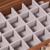 Walnut color Jewelry Box Dustproof Jewelry Display Box Vintage Ring Necklace Storage Box  Earrings