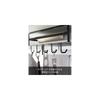 Yamazaki Multi-functional Under-Cabinet Rack, Black, Approx. W305 x D26 x H16cm, Tower Series,