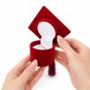 Composites Doctoral Hat Ring Box Earrings Packaging Box  Student Graduation Season