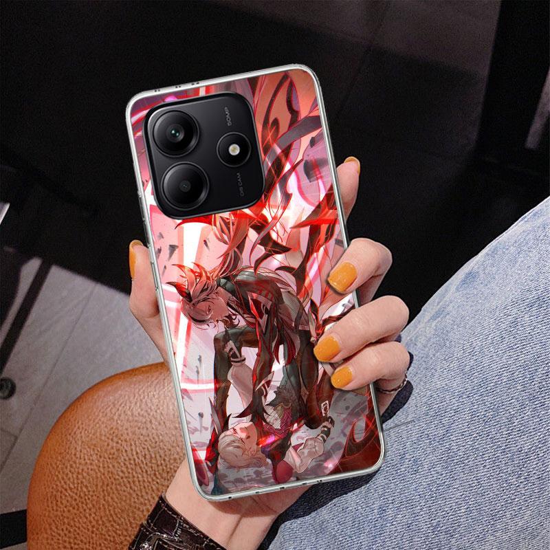 Чехол для телефона Arlecchino Genshin Impact для Xiaomi Redmi Note 15 14 13 12S 12 11 Pro Plus 14S 11S 11E 10 10S 11T 5G Персонализированный Co