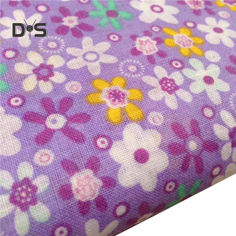 Каберне с цветочным принтом DIY Лоскутная хлопчатобумажная ткань для шитья стеганая ткань