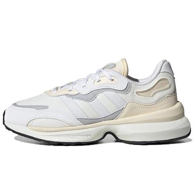 Zentic Footwear Белые женские кроссовки Светло-однотонно-серые Core-Black GW4429