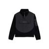 Terrex X And Wander Collaboration FW23 Спортивная толстовка с круглым вырезом и застежкой-молнией на половину длины, женская толстовка, черный цвет IB4815