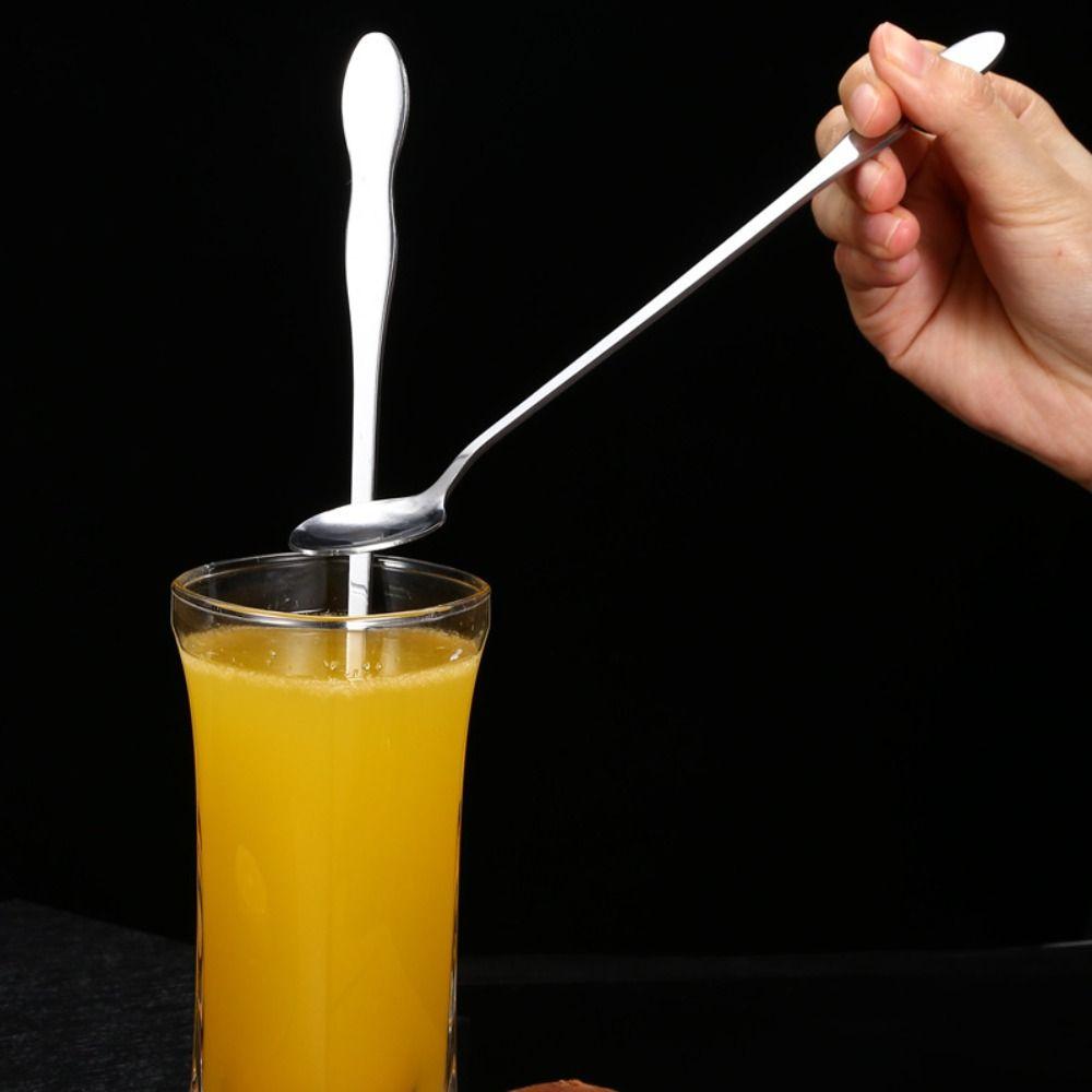 Bartender Coffee Long Handle Ice Cream Cocktail Stirring Tool Bar Spoon Teaspoon Mixing Stirrers