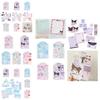 Adorable And Unique Japanese Style Stationery Set Of 5 With Envelopes And Sticky Notes
