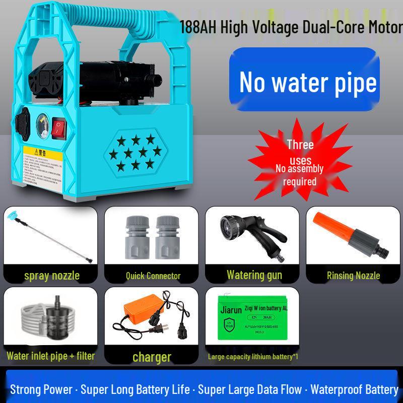 Rechargeable Lithium Battery Water Pump for Outdoor and Household Irrigation