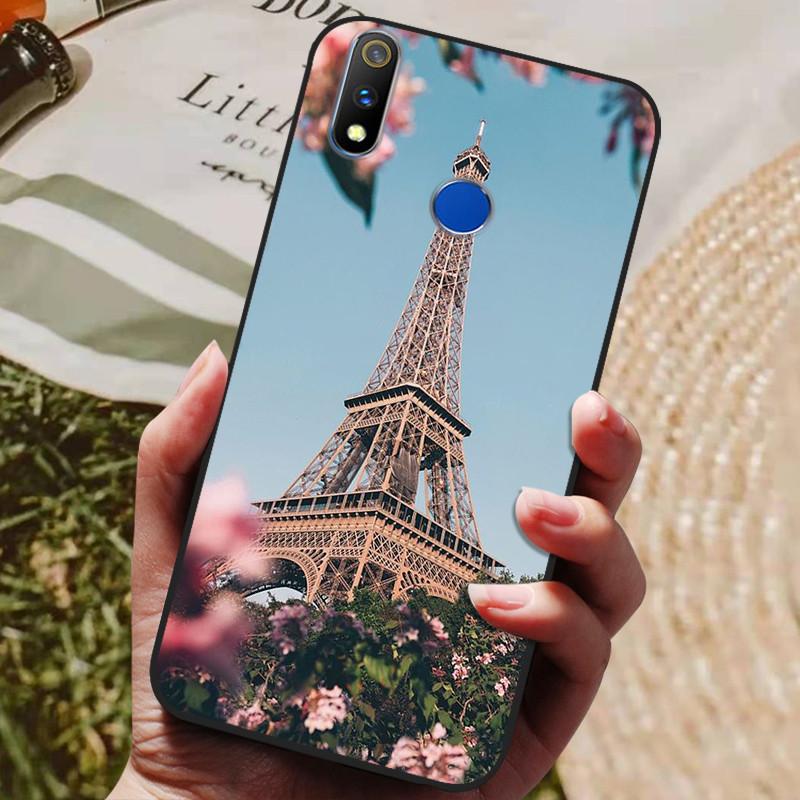 Чехол для Realme 3 Pro Мягкий силиконовый ТПУ задняя крышка Для OPPO Realme 3 Pro RMX1851 Coque Funda Realme3 RMX1825 RMX1821 противоударный