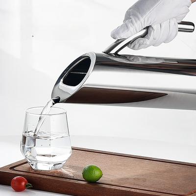 Кувшин для воды из нержавеющей стали Прямой кувшин-графин Диспенсер для чая со льдом/Колд брю Кофейный кувшин для холодильника На открытом воздухе Подарок