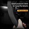 Подходит для Volkswagen Нескользящая Пряжка Сегментированная Замшевая Накладка на Руль Подходит для Polo Golf 5 6 7 Gol Cc Passat B6 B8 Jetta Scirocco T4