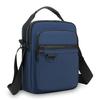 Men's Casual Messenger Sling - Small Oxford Crossbody Bag with Multiple Zipper Pockets