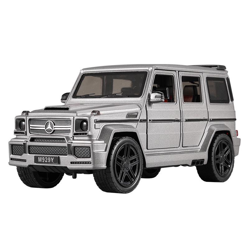 Большой 1:24 Модель легкосплавного автомобиля Mercedes-Benz G65 со звуком и светом, инерционный двигатель для мальчиков - горячая распродажа в провинции Тайвань.