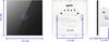 Single black touch light switch