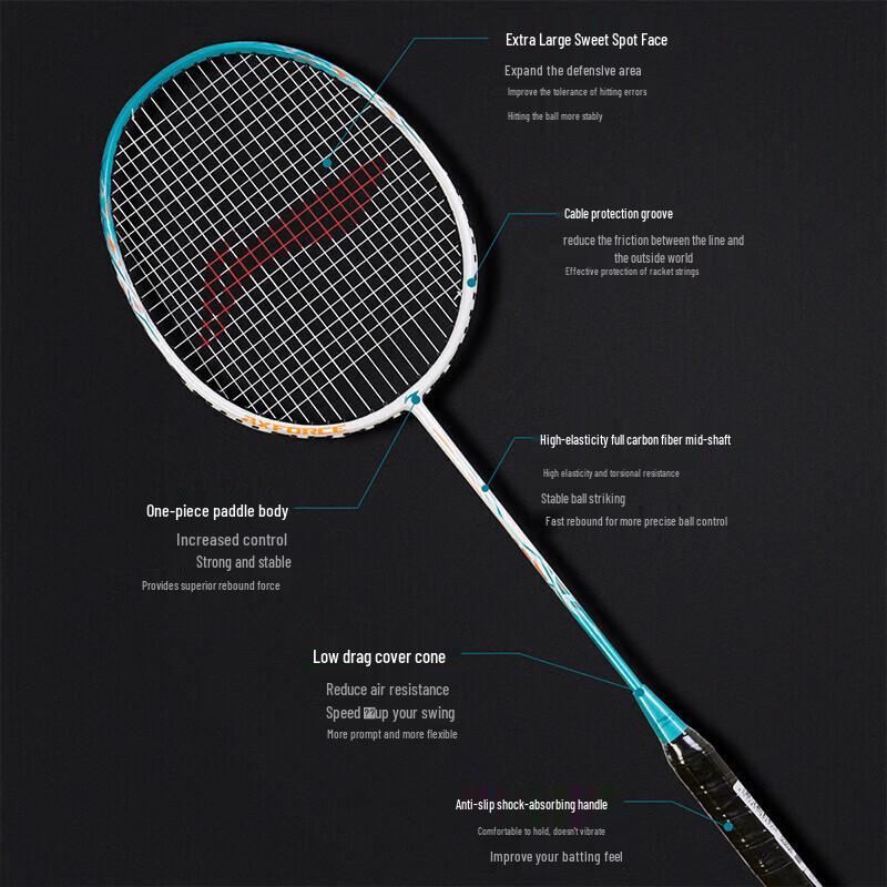 Углепластиковые бадминтонные ракетки Li-Ning