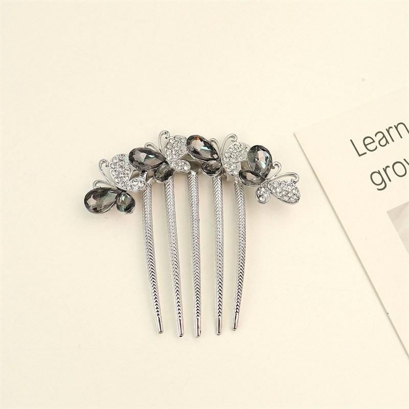 Insert Comb Hair Fork Head Accessories Fashion Jewelry Adult Butterfly