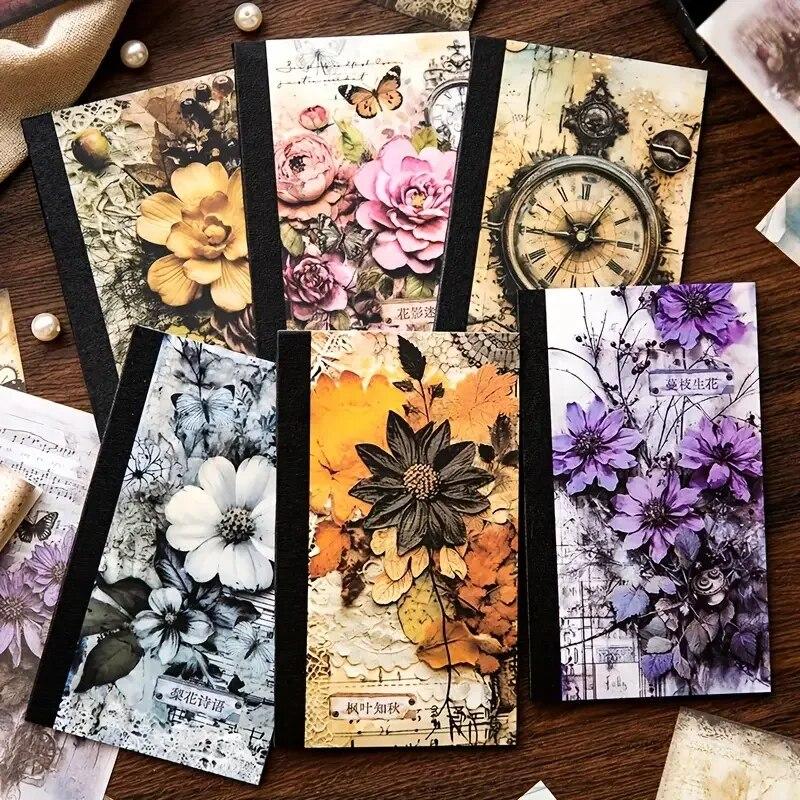 40 PCs Vintage Material Paper Decorative Scrapbooking Diary Album Craft Background Paper DIY Junk Journal Supplies