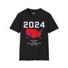 2024 Election Results Map T-Shirt/ Unisex Softstyle T-Shirt