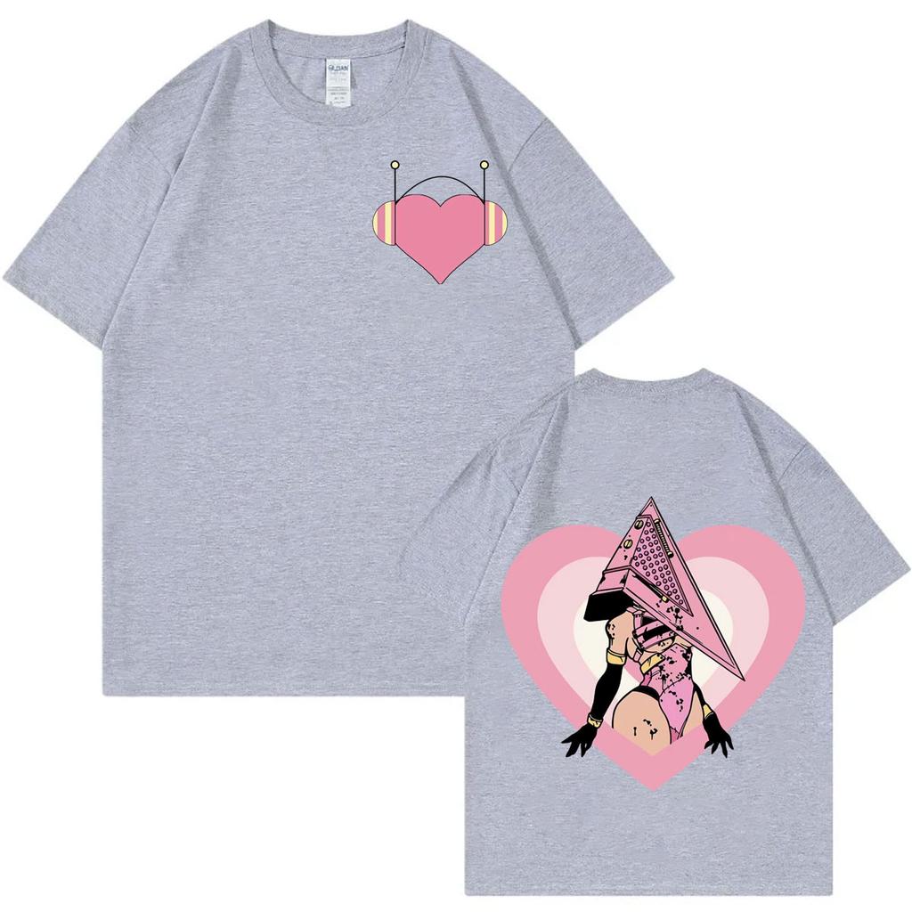 Game Silent Hill 3 Embroidered Princess Heart Graphic T Shirts Harajuku Y2k Short Sleeve Tshirt Unisex Fashion Casual Tshirts