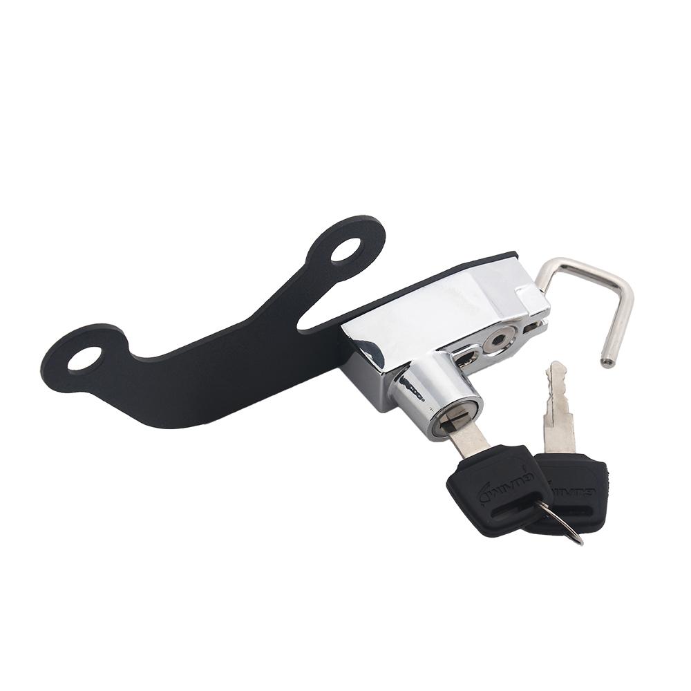 Helmet Lock For KAWASAKI Z650 NINJA 650 2017-2023 Z 650 Z-650 Motorcycle Accessories Rear Passenger Footrest Bracket Anti-theft