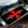 Красный Крест CR Flamengo Коврик для мыши, Игровой коврик для мыши, Коврик для клавиатуры, Декор для стола для компьютера ноутбука Подарок фанату Подарок на день рождения