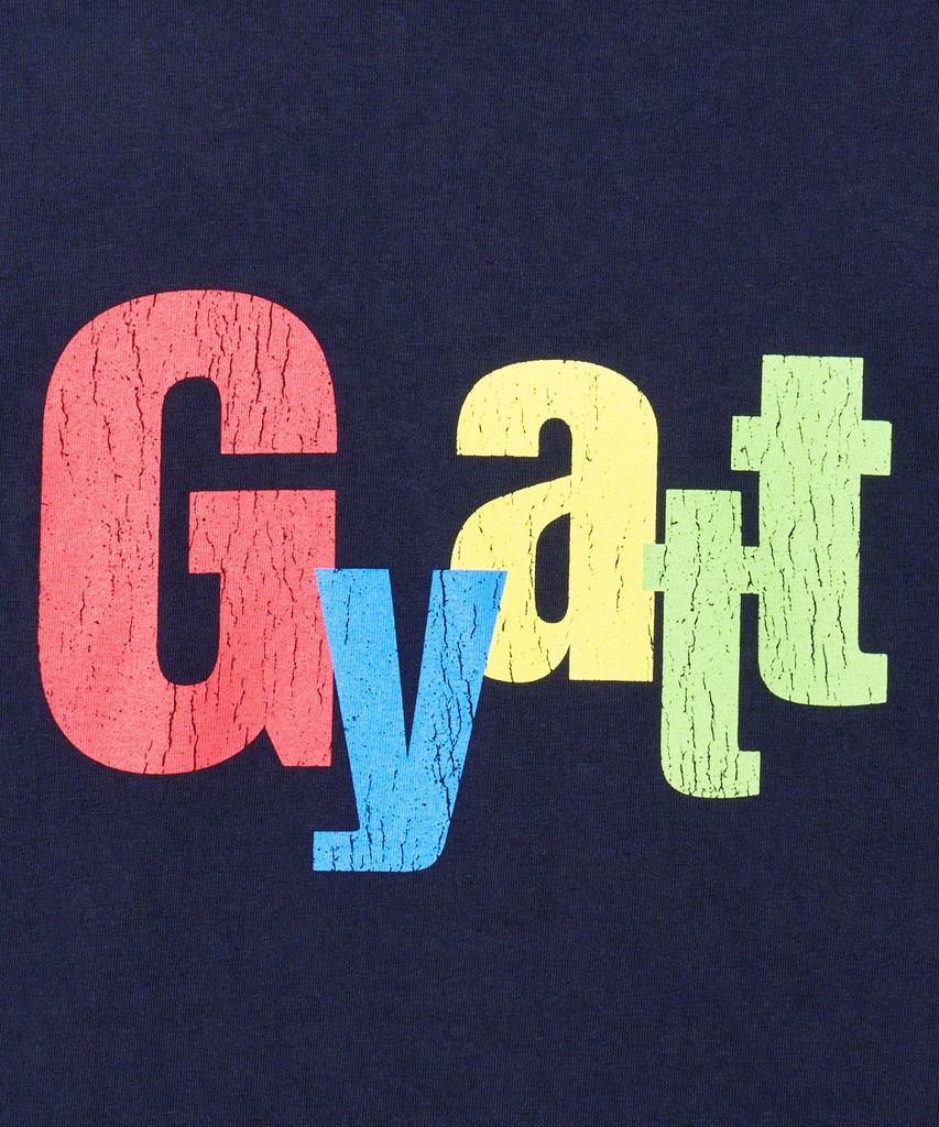 ANNOT Футболка Gyatt, выстиранная, темно-синяя