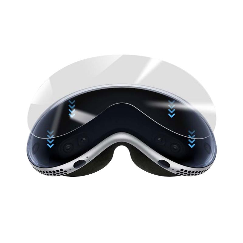 1 шт. Защитная пленка для линз из прозрачного стекла для очков Vision Pro MR, водонепроницаемая, с защитой от отпечатков пальцев и царапин