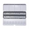 Art Supplies Creative Empty Paint Palette Watercolor Storage Case Pigment Box Grids Slots Painting Tools Drawing Supplies