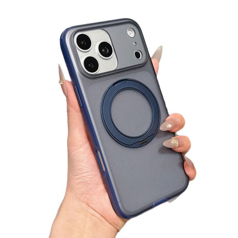 Чехол для iPhone 17 Pro Max: Полупрозрачный, Матовый, Вращающаяся подставка, Защитный чехол