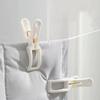 15PCS Rust Proof Drying Sheets Clips Traceless Design Bed Sheets Clips  Balcony