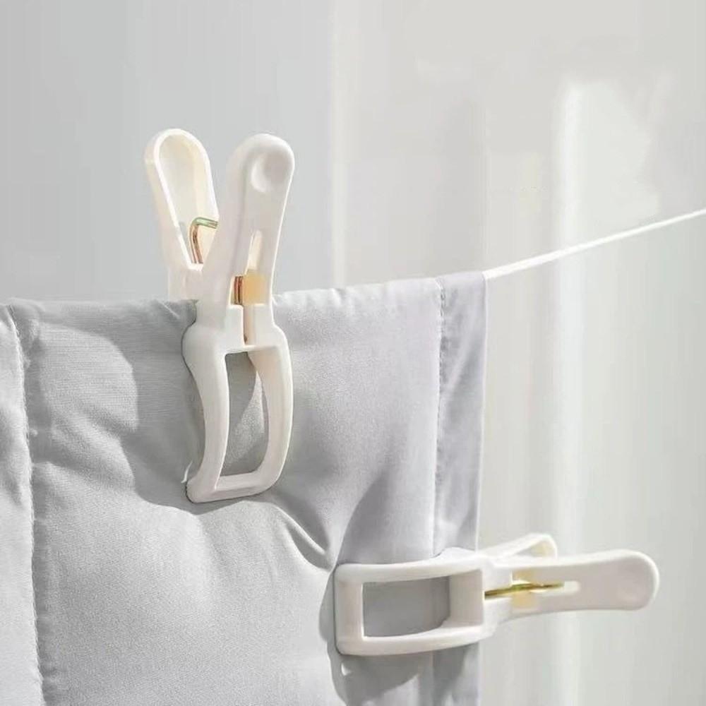 15PCS Rust Proof Drying Sheets Clips Traceless Design Bed Sheets Clips  Balcony
