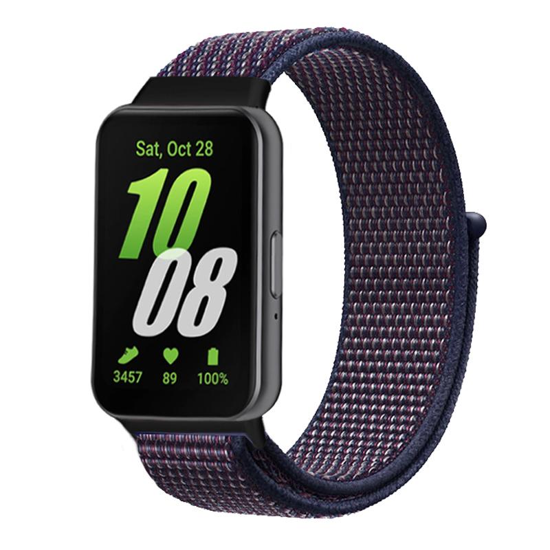 Спортивная нейлоновая петля для ремешка Samsung Galaxy Fit 3 Аксессуары Дышащий Регулируемый Замена correa браслет galaxy fit3 band