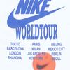 Nike World Tour Edition Logo Crew Neck T-Shirt Men Tops White DA0990-100