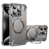 For iPhone 15 Pro Max Case Compatible with Magsafe Ring Kickstand Matte PC Phone Cover