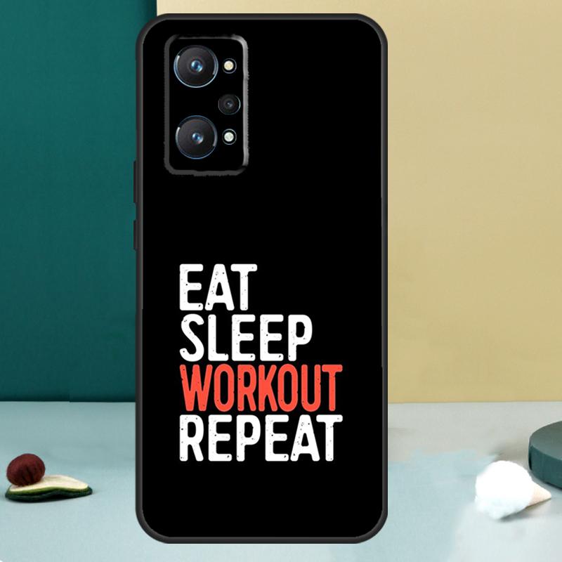 Фитнес Зал Бодибилдинг Для OPPO Realme C33 C55 C35 C31 C30 C21Y C25 C11 C15 GT Neo 5 3T 2T 8 9 10 11 Pro Plus Чехол