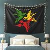 Kawaii Three Little Birds Reggae  Tapestry Wall Hanging Aesthetic Home Decor Tapestries for Living Room Bedroom