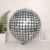 6pcs 22 Inch Big Silver Disco Ball Balloons Disco Party Decorations 4D Sphere Disco Balloons for New Years Decorations 2026 5