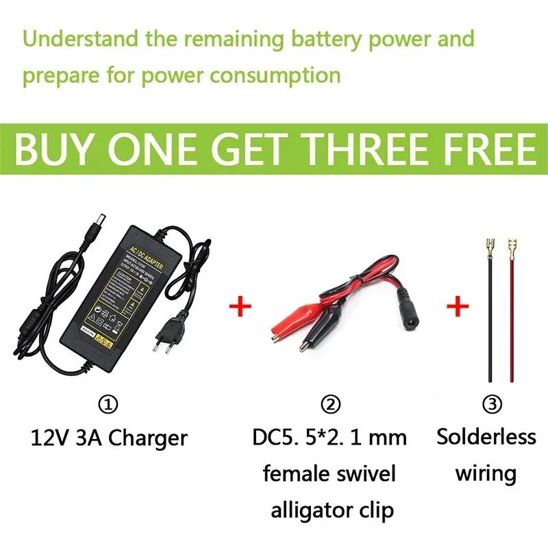 Аккумулятор 12 В 30 Ач 18650 литиевый аккумулятор 30 А распылитель встроенный высокоточный BMS аккумулятор для электромобиля зарядное устройство 12,6 В 3 А