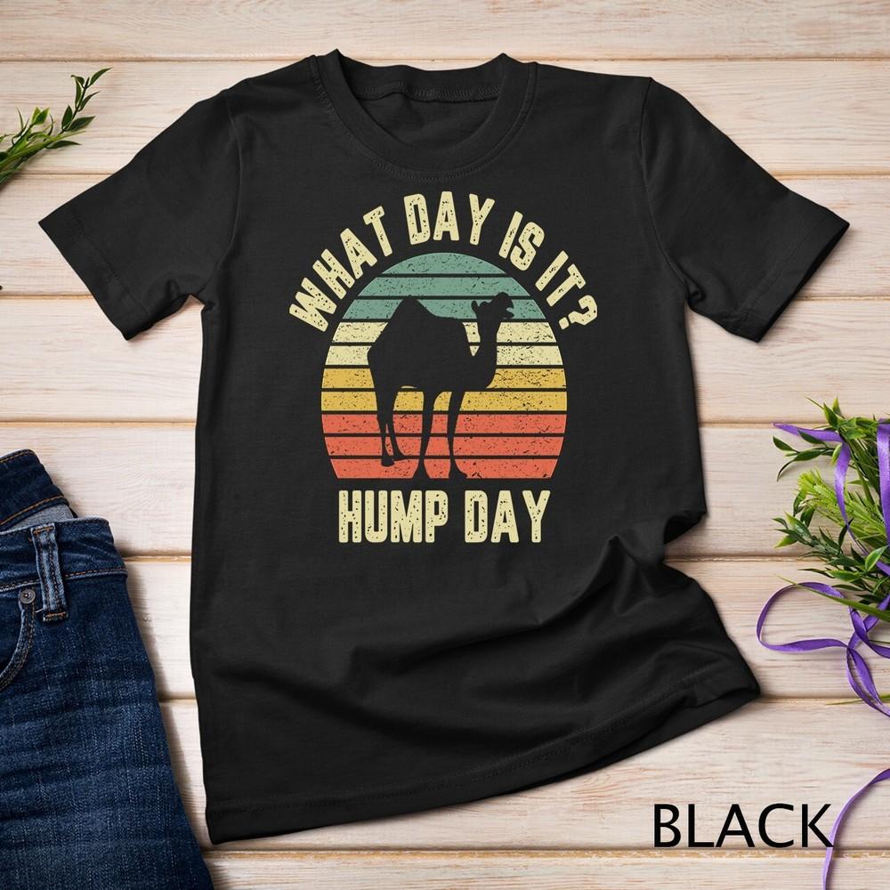 What Day Is It Camel Tshirt Retro Funny Hump Day Unisex T-shirt