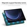 Для Samsung Galaxy Tab S10 FE/S10/S9 FE/S9 Чехол Магнитная V-образная подставка Обложка для планшета с функцией автопробуждения/автозасыпания