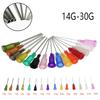 50pcs 12mm Precision Tips Liquid Dispenser Syringe Needles Tips 304 14G -30G Gauge Tips Glue Dispensing