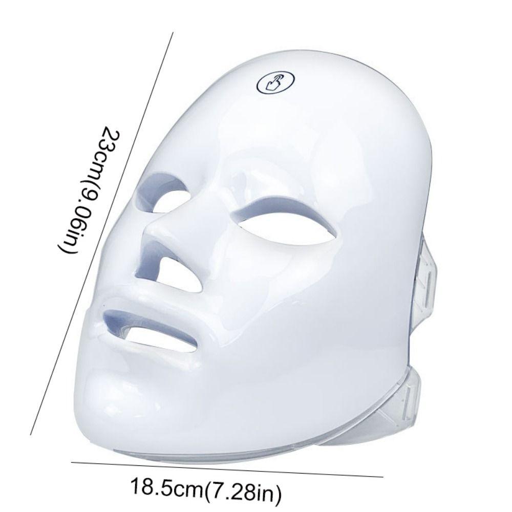 Rechargeable Photon Facial LED Mask 7 Colors Beauty Mask LED Face Mask  Relaxation Treatment