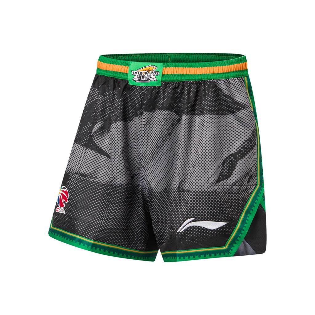 Li Ning Серия CBA Простые Модные Спортивные Баскетбольные Брюки Средней Посадки Универсальные Мужские Брюки AAPV433-1