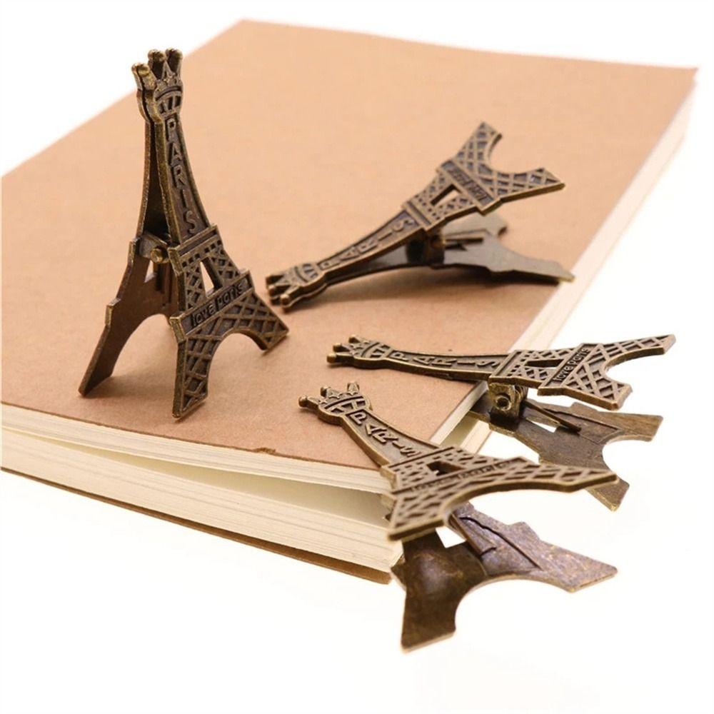 Clip Name Card Photo Decoration Metal Eiffel Tower Clip Paper Clip Memo Clip Picture Clip Holder