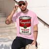 Футболка Campbells Soup Томатный суп Унисекс Одежда Летняя одежда Футболки Смешные футболки Свитшоты Унисекс 2026 Новая модель Короткая