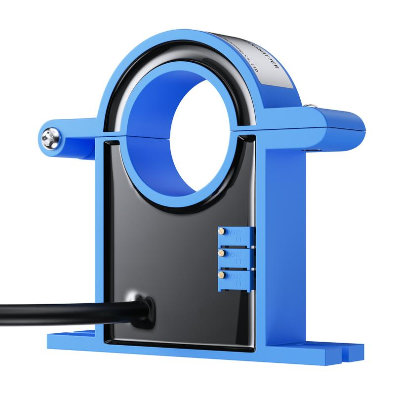 Split Core AC/DC Current Transmitter 30A 50A 100A 1000A Hall Current Sensor Transducer 25mm  0-10V 4-20mA Current Transmitter