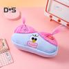 DIY Pencil Case Box Organizer Long Hair Doll Design Large Capacity Zipper Closure Pen Marker Drawing Tool Holder