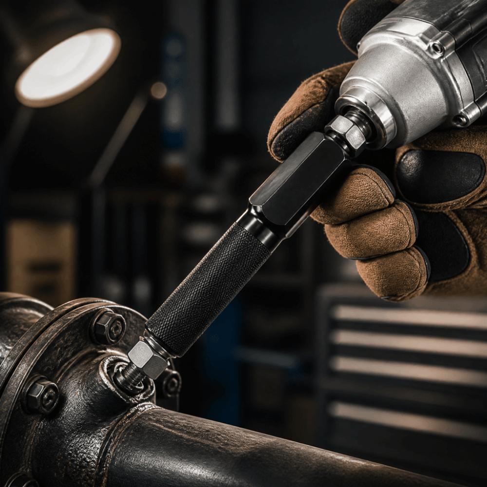 High-Pressure Grease Fitting Unclogging Tool Sturdy Metal Construction Fitting Cleaner Auto Repair