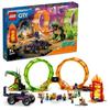 LEGO City Double Loop Stunt Arena 60339 игрушечный блок Present Car Car для мальчиков и девочек в возрасте от 7 лет и старше