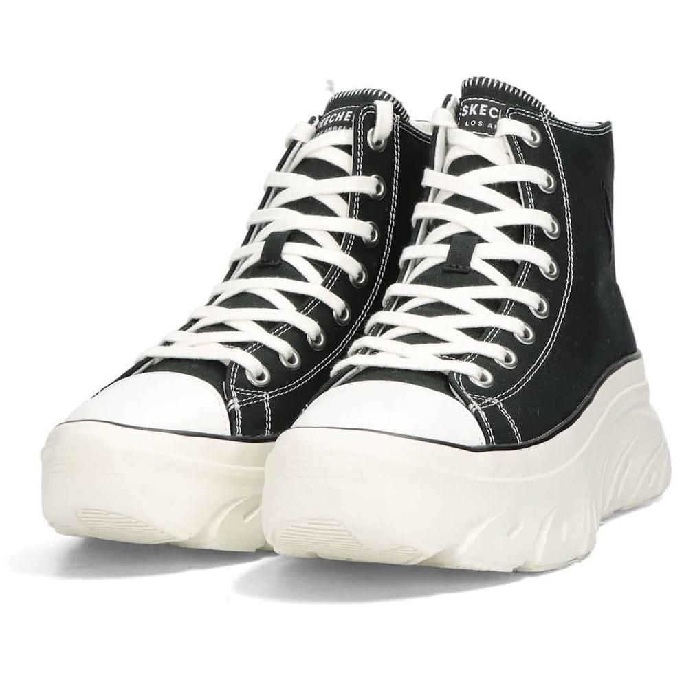 Skechers Уличные Модные Универсальные Нескользящие Прочные Дышащие Поддерживающие Амортизирующие Высокие Кеды Женские кроссовки Черный 177430-BLK