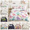 Quilt Cover Dinosaur Pillowcase Digital Printing Bedding Three-Piece Children'S Bed Cover